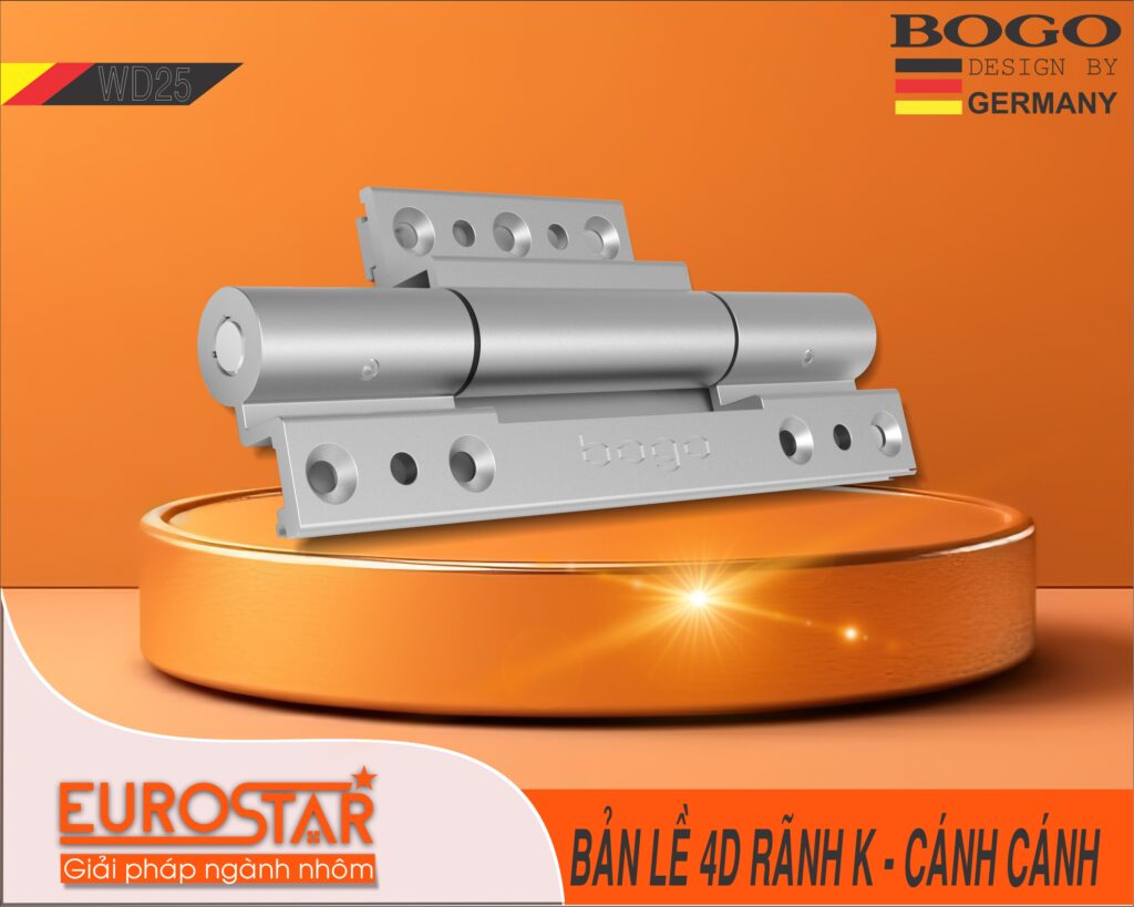 Bản lề 4D Bogo (cánh - cánh)