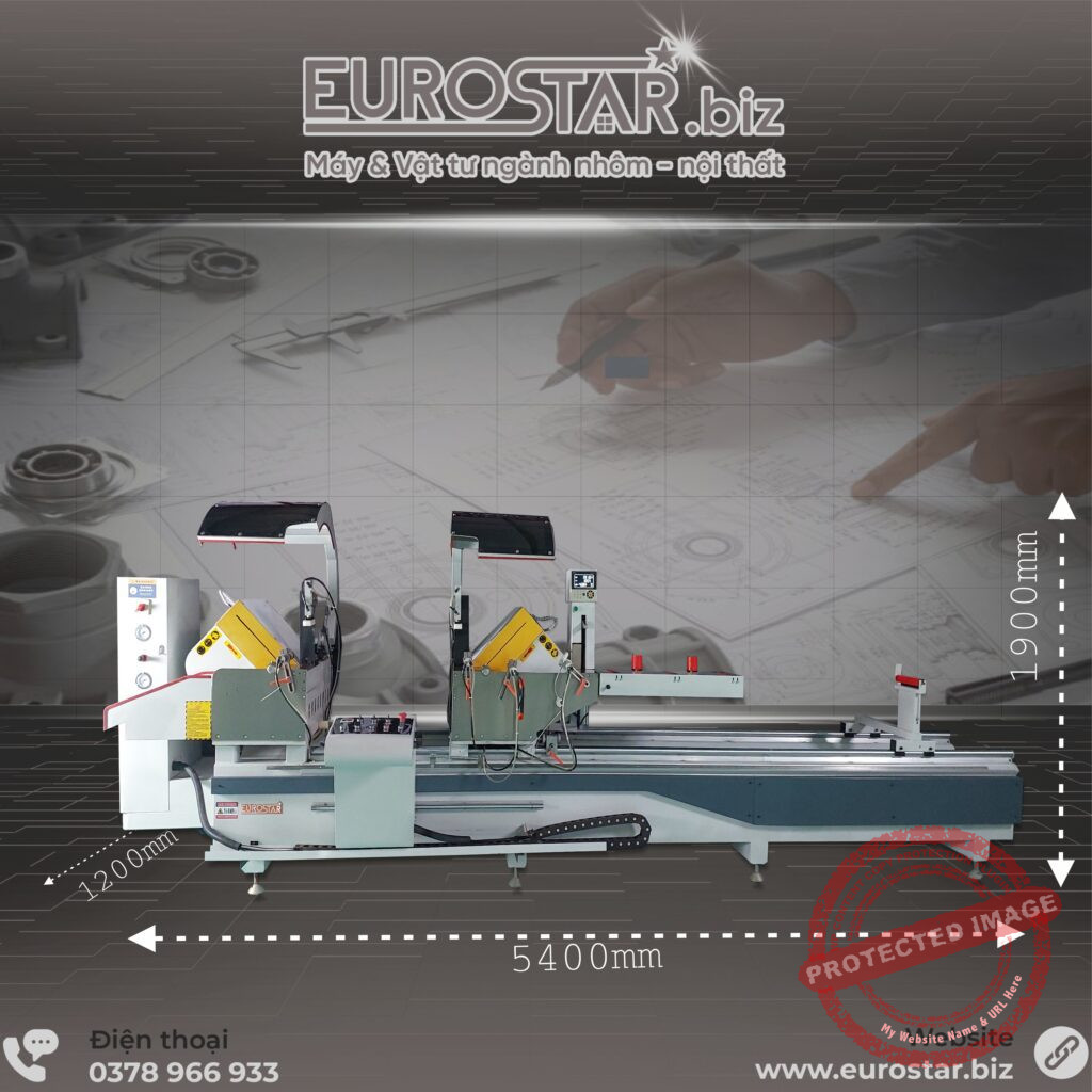 MÁY CẮT 09 LƯỠI 500 HUAXIN Máy Cắt 2 Đầu B500