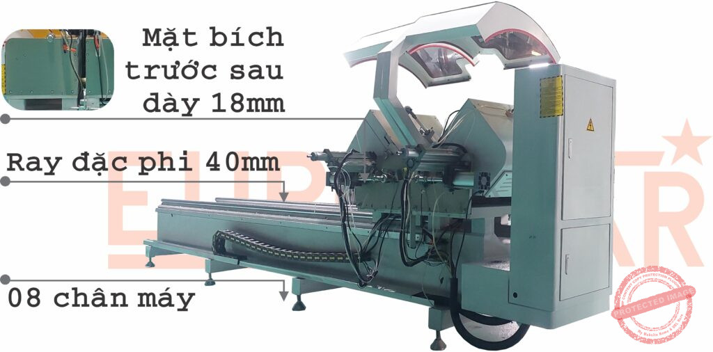 MÁY CẮT 09 LƯỠI 500 HUAXIN Máy Cắt 2 Đầu B500