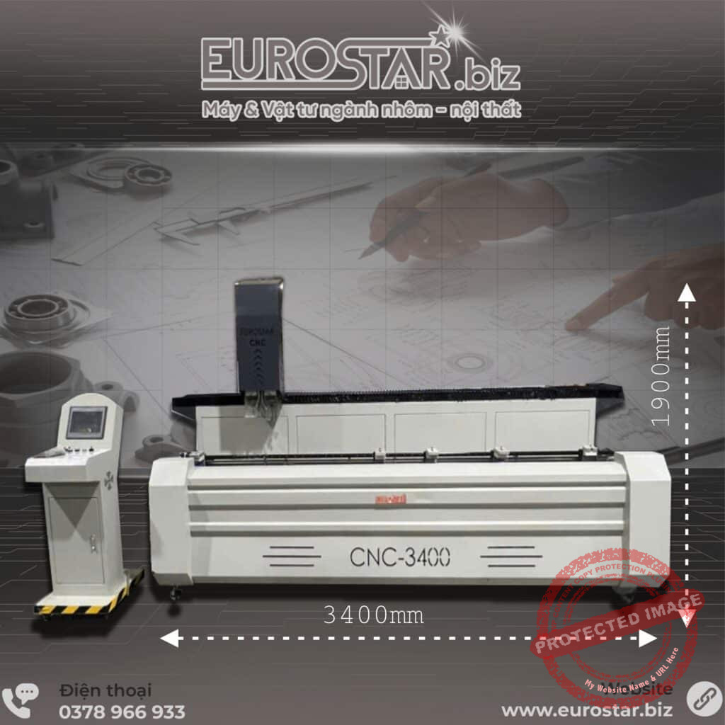 Máy Khoét Khóa CNC K3400