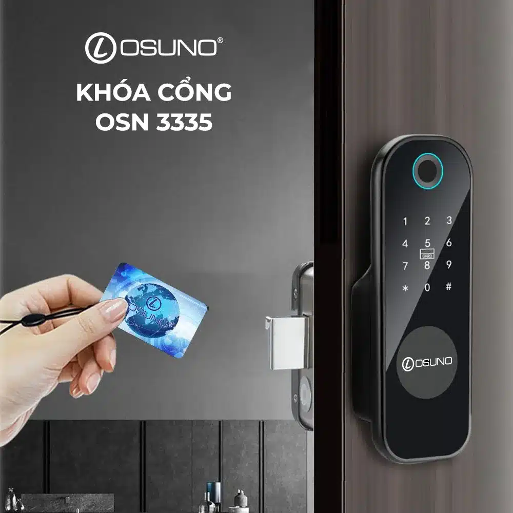 Khóa cổng vân tay