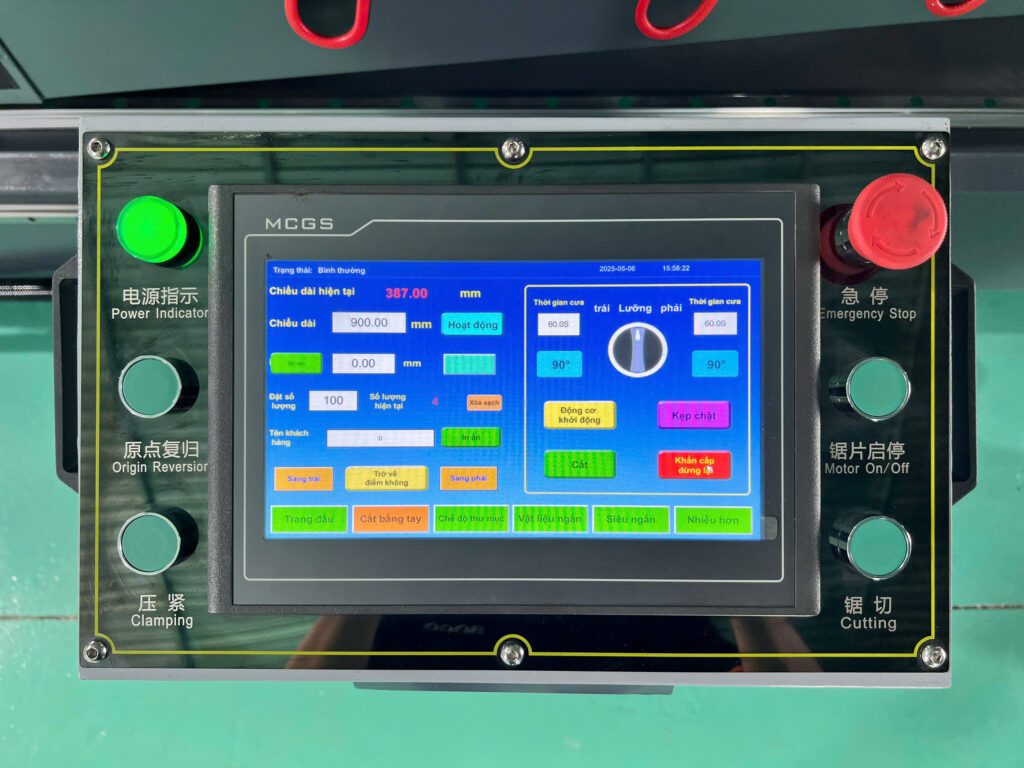 Hướng Dẫn Vận Hành Máy Cắt Nhôm 2 Đầu Cho Người Mới Từ A-Z