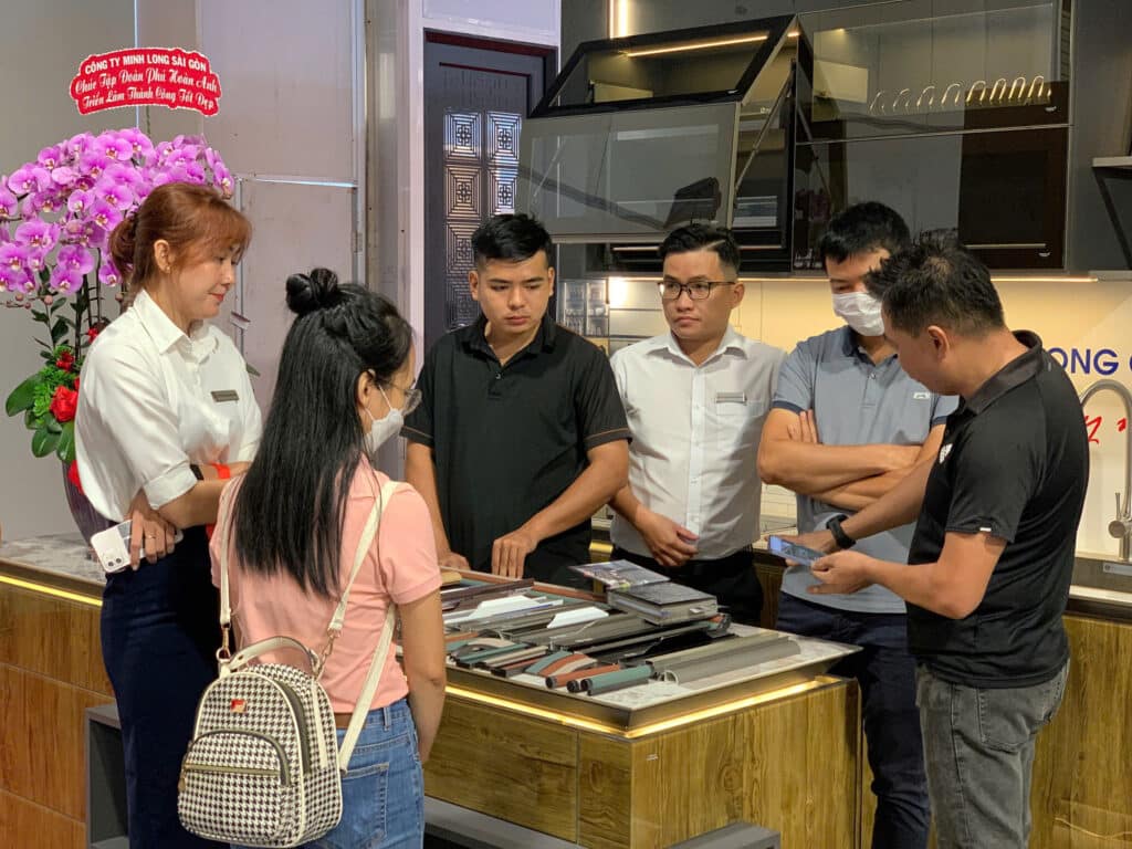 tham quan tủ mẫu nhôm PHA và các giải pháp nhôm nội thất