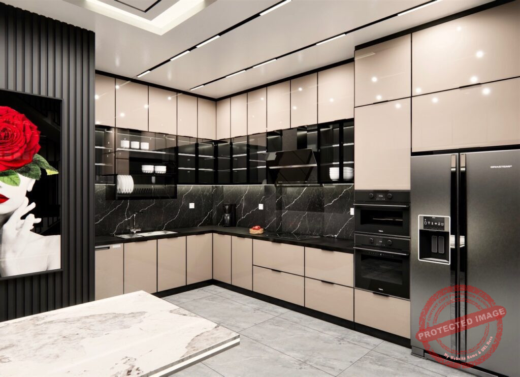 Tủ bếp nhôm kính vs. gỗ An Cường: Chi phí & lựa chọn tối ưu