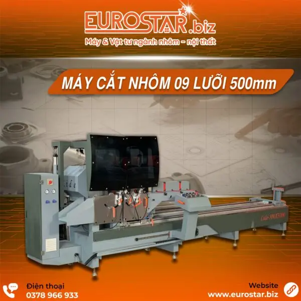 Máy Cắt Nhôm 09 Lưỡi 500