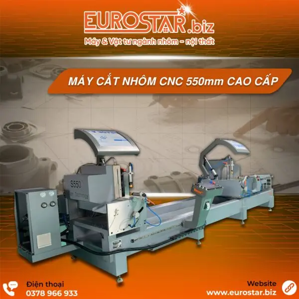 MÁY CẮT NHÔM CNC 550