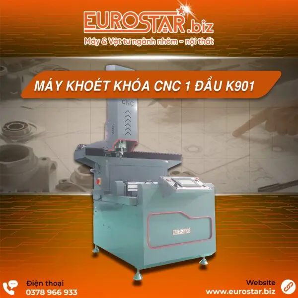 Máy Khoét Khóa CNC K901